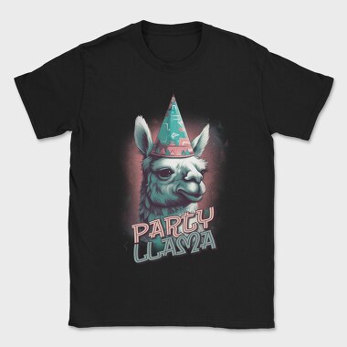 Llama Birthday Party, Tricou Barbati (Unisex)