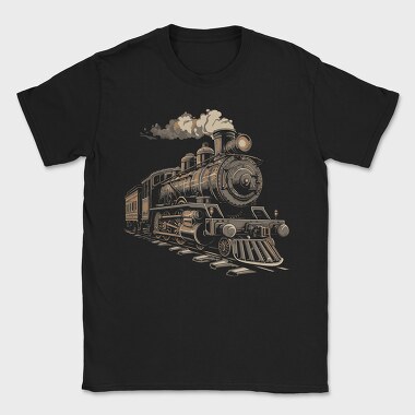 Locomotive Vintage, Tricou Barbati (Unisex)