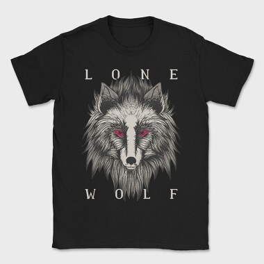 Lone Wolf, Tricou Barbati (Unisex)