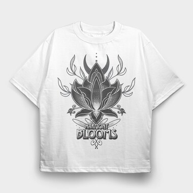 Lotus Flower Harmony Blooms, Tricou Oversize Barbati (Unisex)