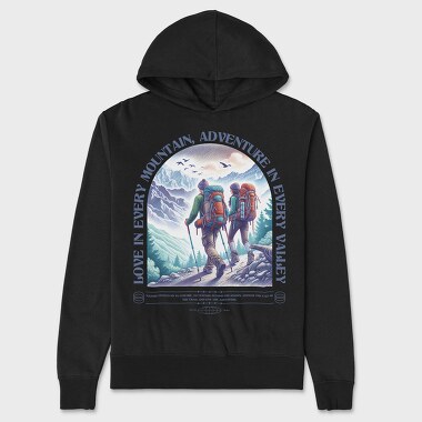 Love in Every Mountain, Hanorac Oversize Barbati (Unisex)