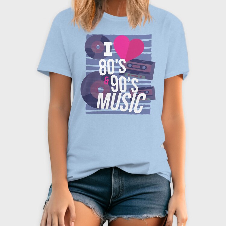 80 S and 90 S Music, Tricou Barbati (Unisex)