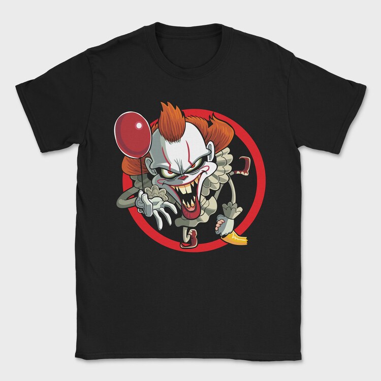 Evil Clown Scream, Tricou Barbati (Unisex)
