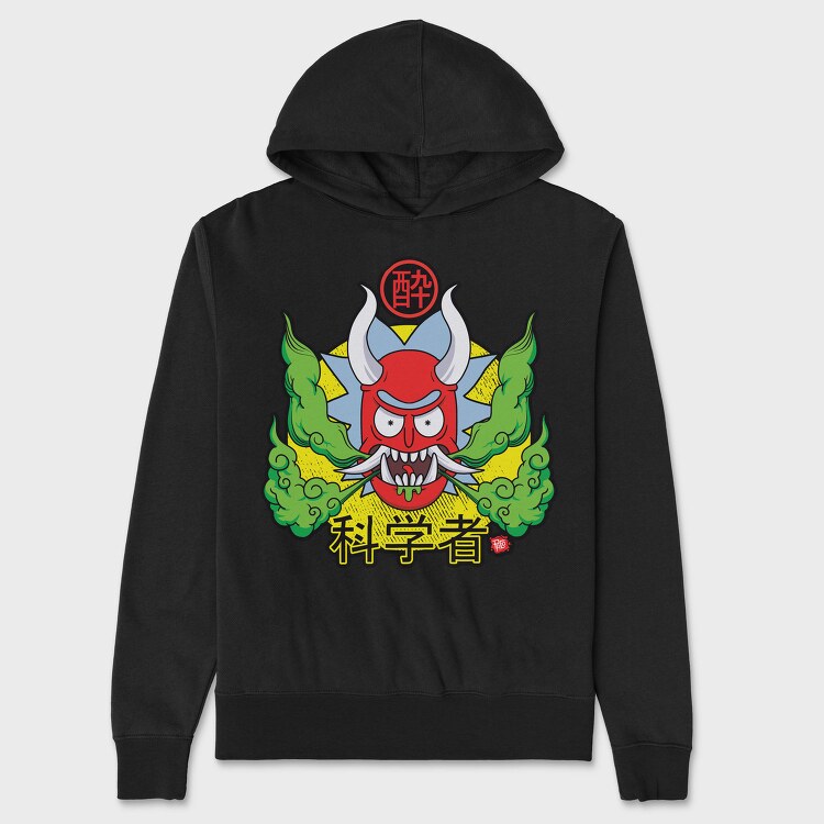 Drunken Samurai, Hanorac Oversize Barbati (Unisex)