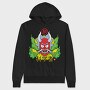 Drunken Samurai, Hanorac Oversize Barbati (Unisex)