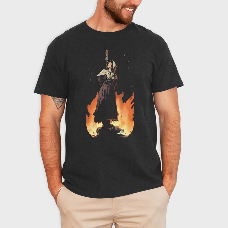 Smoking Witch, Tricou Barbati (Unisex)