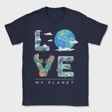 Love My Planet, Tricou Barbati (Unisex)