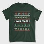 Love to All Ugly Sweater, Tricou Barbati (Unisex)