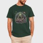 Frog Reading Flowers, Tricou Barbati (Unisex)
