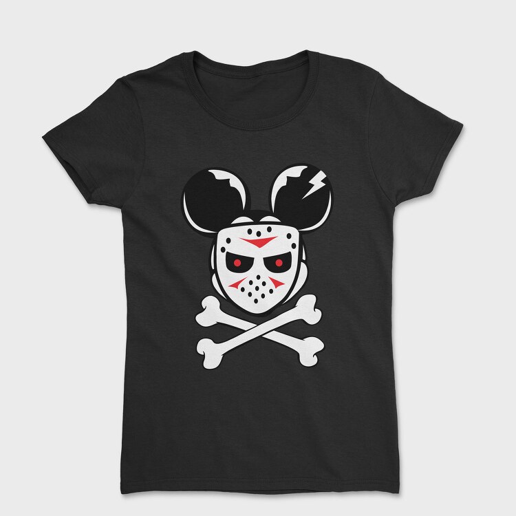 Deadmau5 Skull, Tricou Femei