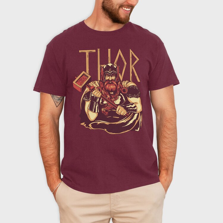 Thor God Mythology, Tricou Barbati (Unisex)