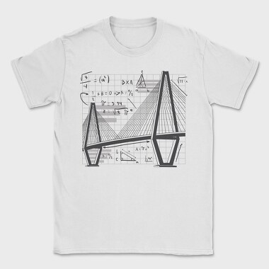 Math Bridgegrid, Tricou Barbati (Unisex)