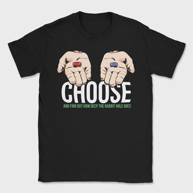 Matrix Hands Choose, Tricou Barbati (Unisex)