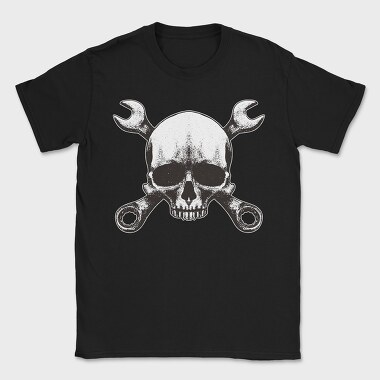 Mechanic Skull Wrench, Tricou Barbati (Unisex)