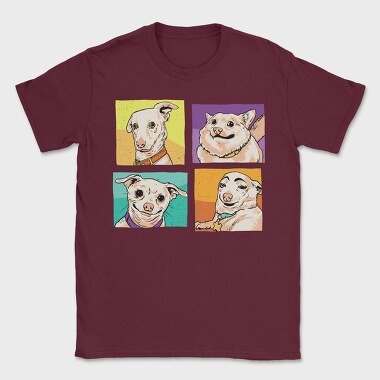 Meme Dogs, Tricou Barbati (Unisex)
