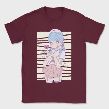 Menhera Nurse Kawaii Anime Girl, Tricou Barbati (Unisex)