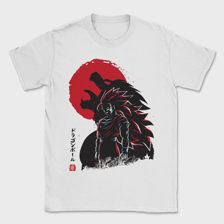 Dragon Goku Battle, Tricou Barbati (Unisex)