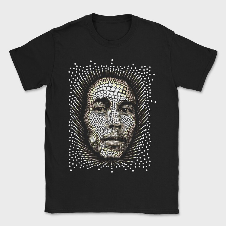 Dot Portrait, Tricou Barbati (Unisex)