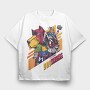 Dogvengers Bark, Tricou Oversize Barbati (Unisex)