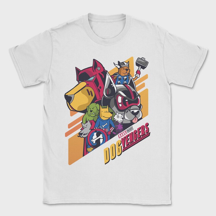 Dogvengers Bark, Tricou Barbati (Unisex)