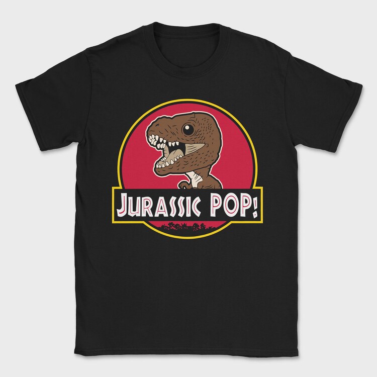 Dino Pop Pop, Tricou Barbati (Unisex)