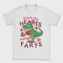 Dino Hearts Farts, Tricou Barbati (Unisex)