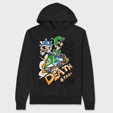 Death Star Race, Hanorac Oversize Barbati (Unisex)