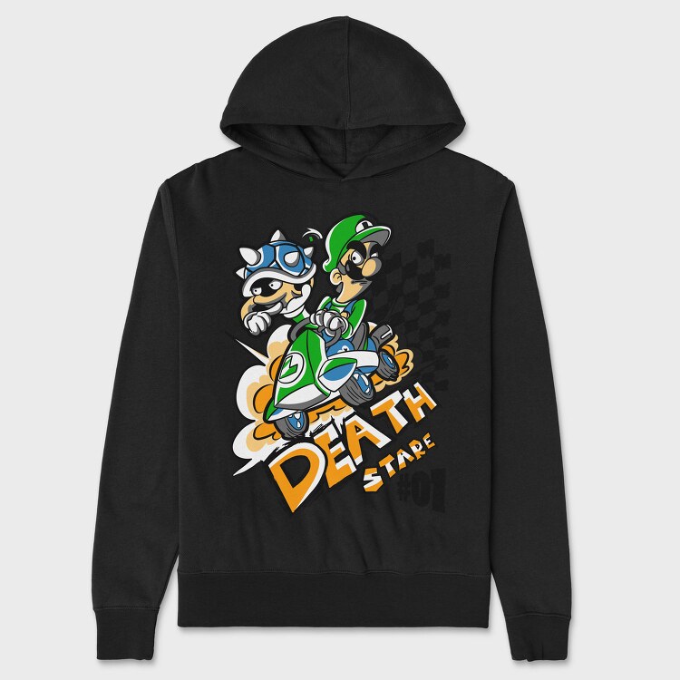 Death Star Race, Hanorac Oversize Barbati (Unisex)
