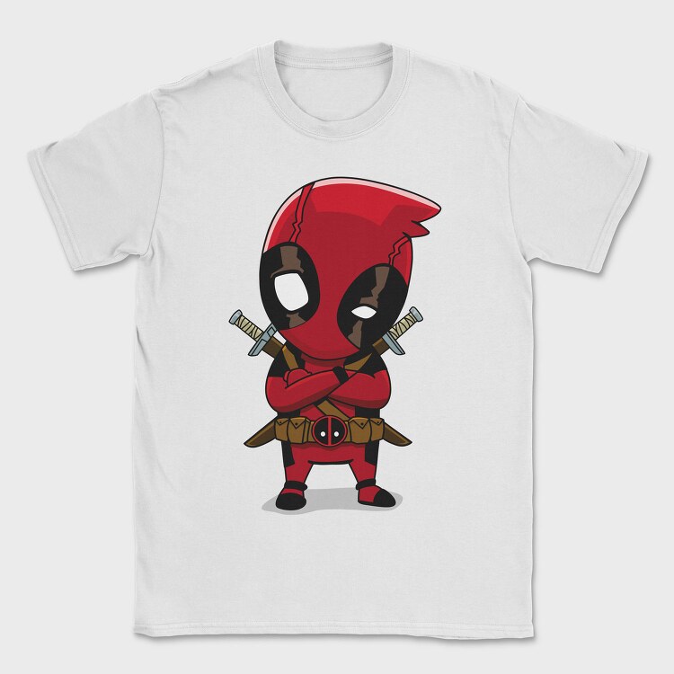 Deadpool Chibi, Tricou Barbati (Unisex)