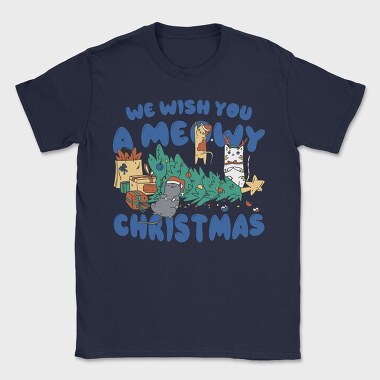 Meowy Christmas 2, Tricou Barbati (Unisex)