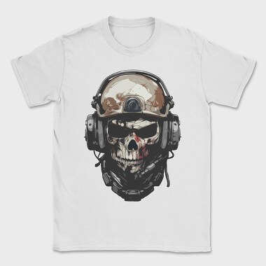 Military Skull, Tricou Barbati (Unisex)