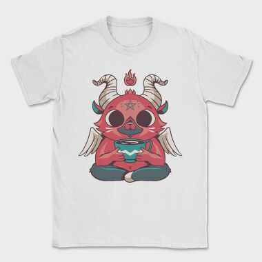 Mini Baphomet Coffee, Tricou Barbati (Unisex)