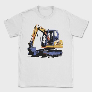 Mini Excavator, Tricou Barbati (Unisex)