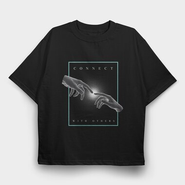 Minimal Hands, Tricou Oversize Barbati (Unisex)