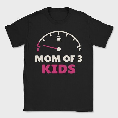 Mom of Three, Tricou Barbati (Unisex)