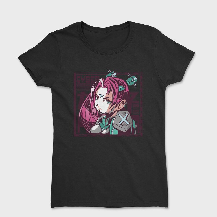 Cyberpunk Girl 1, Tricou Femei