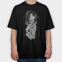 Dark Elf Grin, Tricou Oversize Barbati (Unisex)