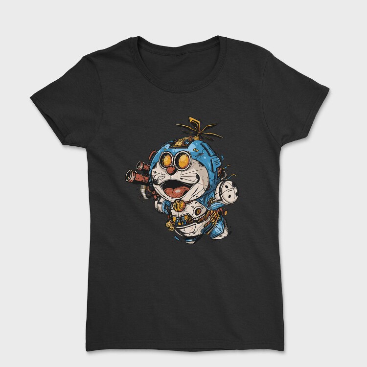 Cyberpunk Cat, Tricou Femei