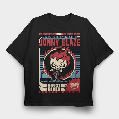 Daredevil Ghost Rider, Tricou Oversize Barbati (Unisex)