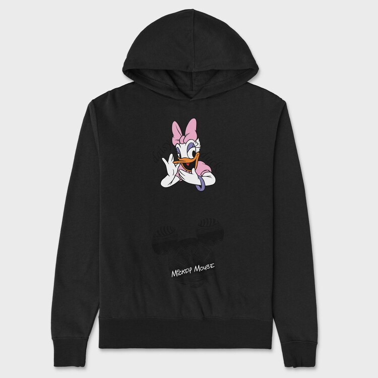 Daisy Duck Mickey Mouse, Hanorac Oversize Barbati (Unisex)