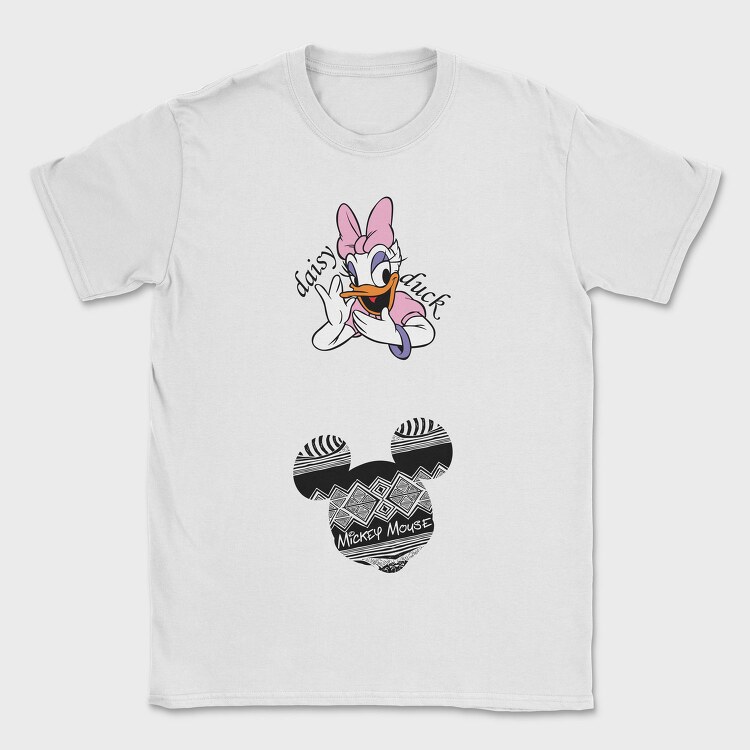 Daisy Duck Mickey Mouse, Tricou Barbati (Unisex)