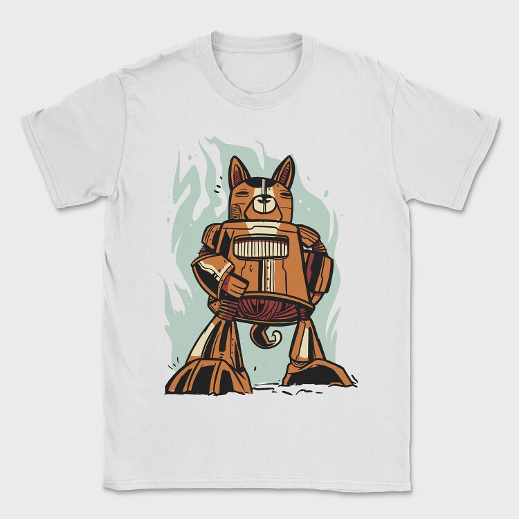 Cyborg Cat, Tricou Barbati (Unisex)