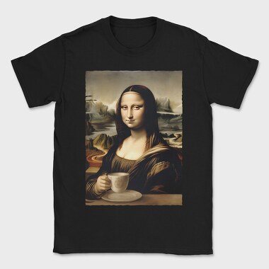 Monalisa Coffee, Tricou Barbati (Unisex)