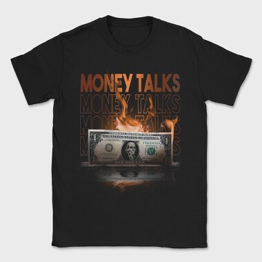 Money Skull Fire Bill, Tricou Barbati (Unisex)