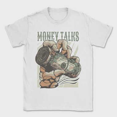 Money Talks Skull, Tricou Barbati (Unisex)