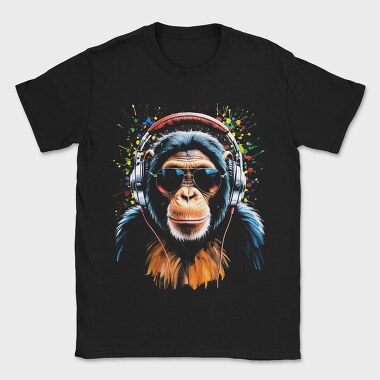 Monkey Dj, Tricou Barbati (Unisex)
