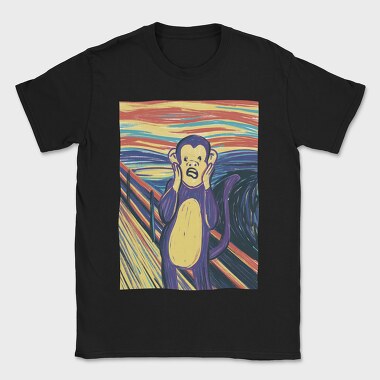 Monkey Scream, Tricou Barbati (Unisex)