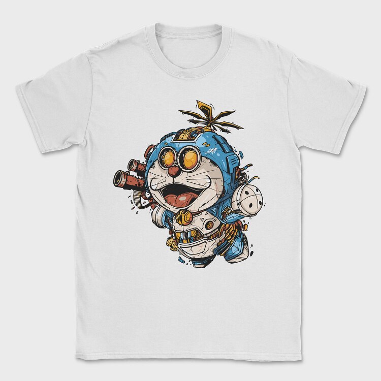 Cyberpunk Cat, Tricou Barbati (Unisex)