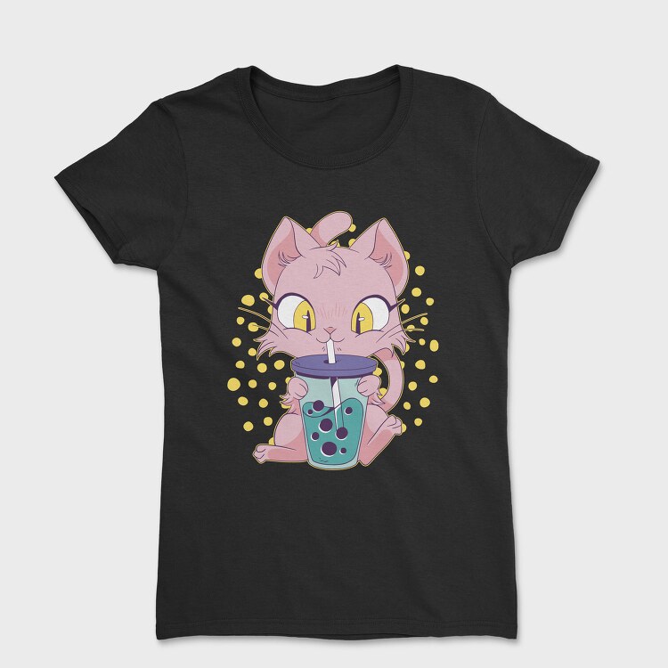 Cat Bubble Tea, Tricou Femei