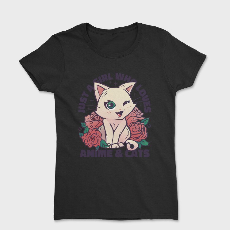 Cat Rose Anime, Tricou Femei